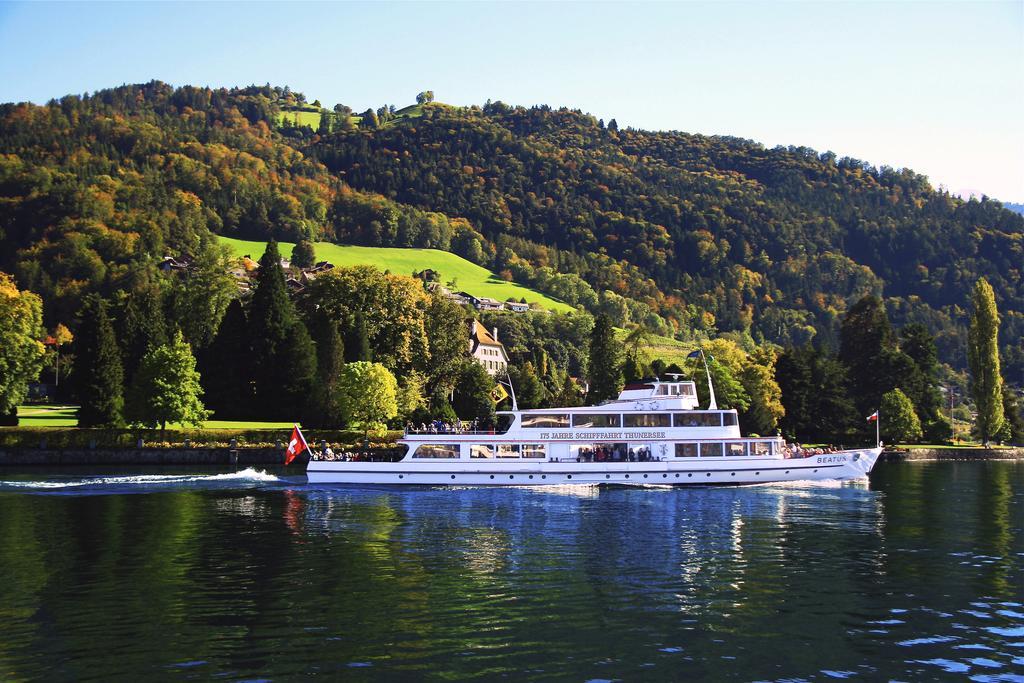 Seehotel Boutique Jägerhof-Hubertus Faulensee Buitenkant foto